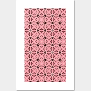 Tessellated Tranquility Geometric Pattern Posters and Art